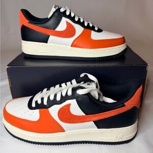 Nike Men's Air Force 1 07 LV8 size 9m | 10.5w black vintage coral phantom
